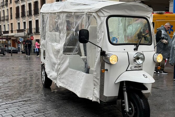 Discover Madrid in a Fun & Eco-Friendly Tuk-Tuk – Private Tour - Bernabéu, Salamanca, and Colón