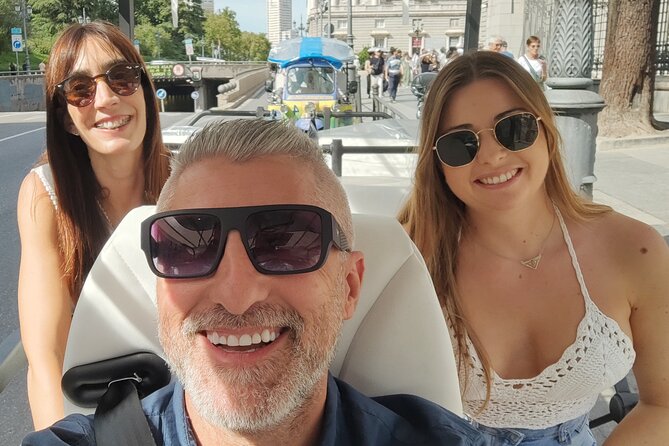 Discover Madrid in a Fun & Eco-Friendly Tuk-Tuk – Private Tour - Barrio de Las Letras, the Arab Wall, and Plaza España