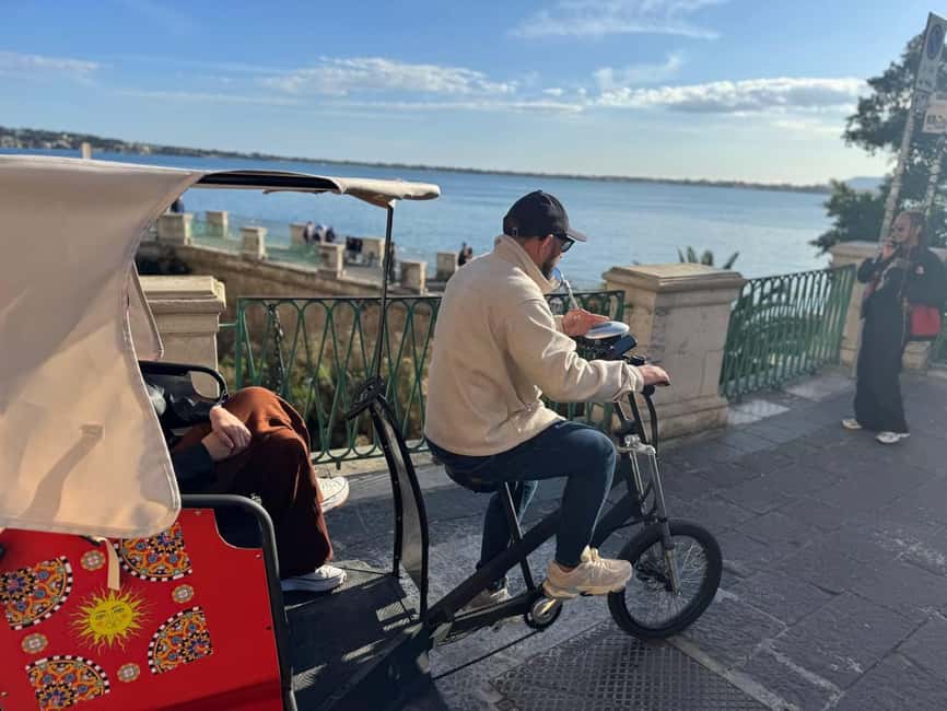 Discover the wonders of Ortigia: a Tuk-Tuk tour through history and the sea. - Starting beside the market at Via Emmanuele de Benedictis