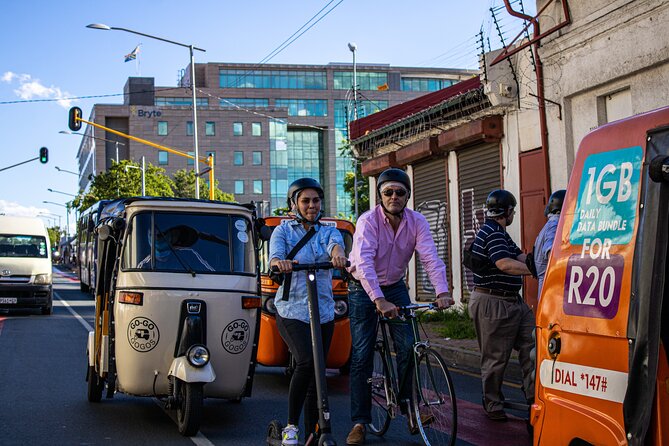 Downtown Johannesburg Tuk tuk Tour with a local lunch - What the local lunch means for the price