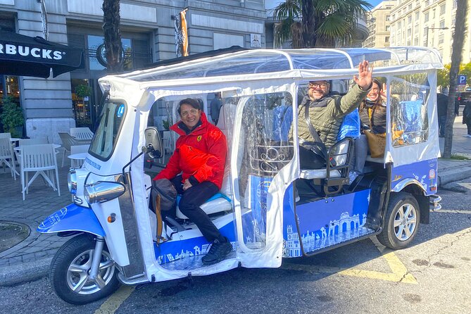 Eco Friendly Tuk Tuk Experience with the Local in Madrid - Typical Spanish music and the feel of the ride