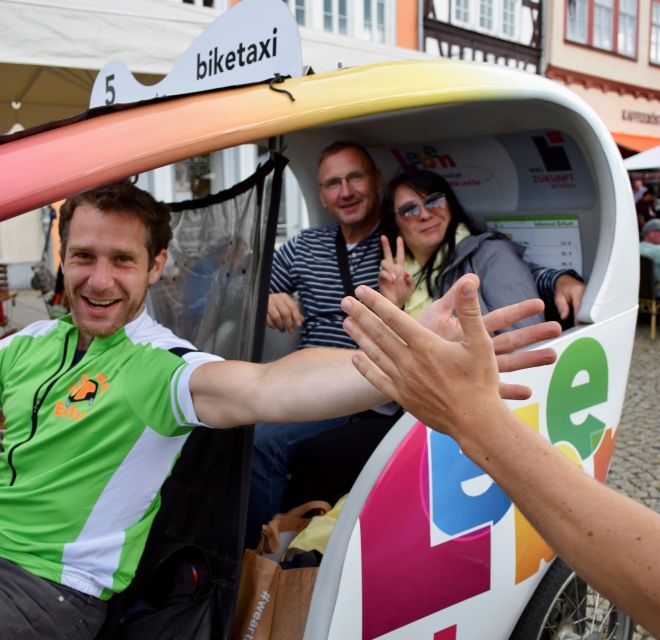 Erfurt: Private Guided Classic Old Town E-Rickshaw Tour - Waidspeicher and the route through Erfurt’s eras