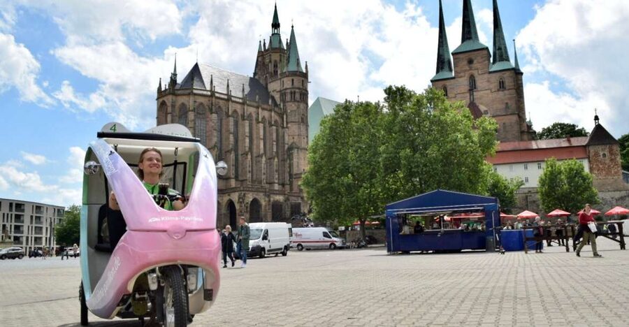 Erfurt: Private Guided Classic Old Town E-Rickshaw Tour - Fish Market and the House of Sonneborn