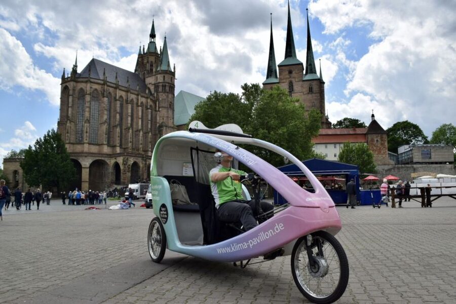 Erfurt: Romantic Rickshaw Tour For Two - Following the Gera canals and river meadows