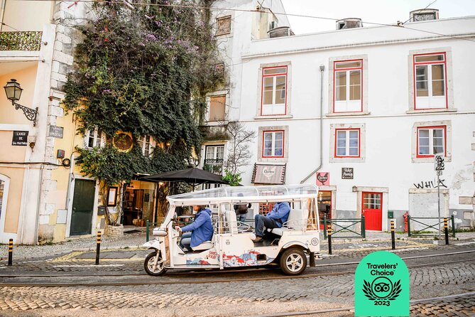 Expert Plus Lisbon Tour with Local Guide in Private Eco Tuk Tuk - MAAT adds a modern note by the river