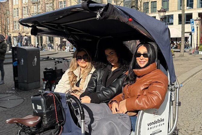 Explore Amsterdam in 75 Minutes – Pedicab Rickshaw City tour - Museumplein and Amsterdam’s major museums