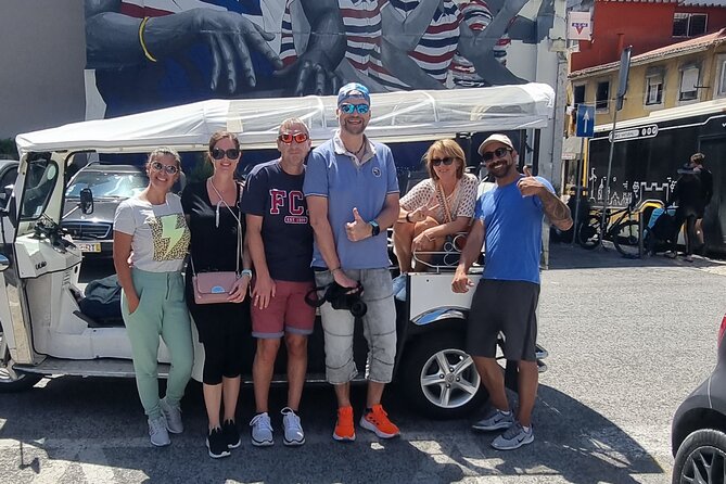 Explore Lisbon aboard our fun tuk tuk - Chiado, Bairro Alto, and the Santa Justa area