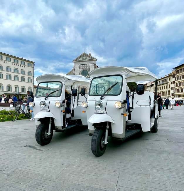 Florence: Electric Tuk-Tuk or Golf Cart City Tour - Key points at a glance
