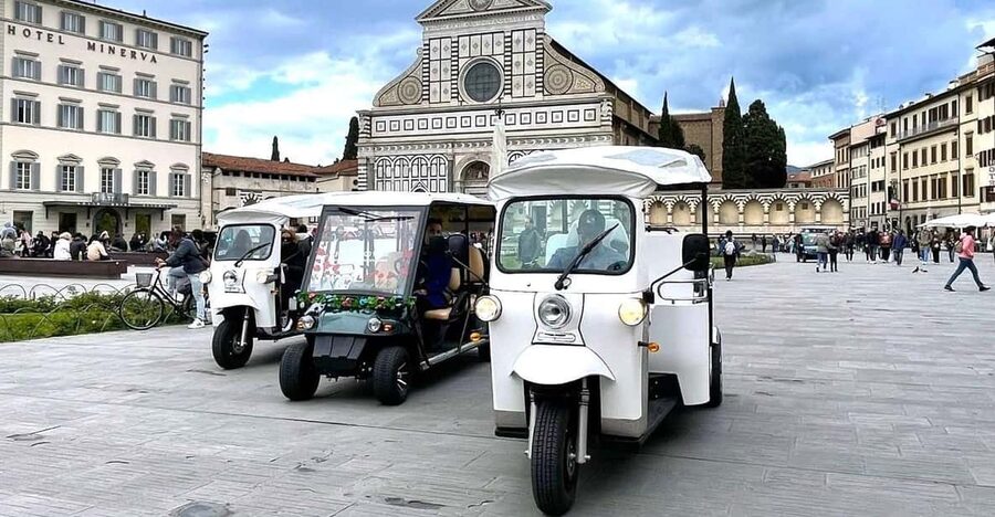 Florence: Electric Tuk-Tuk or Golf Cart City Tour - Starting near Santa Maria Novella
