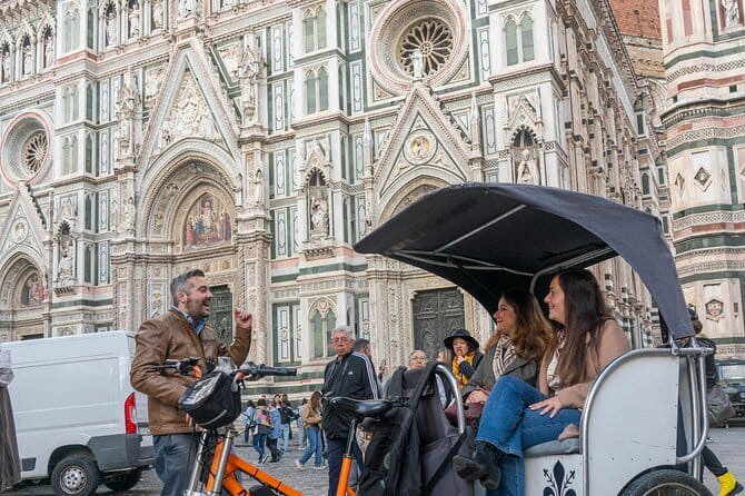 Florence Private Transportation in Rickshaw - Why a rickshaw works so well in Florence
