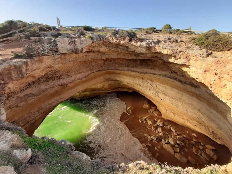 From Albufeira: Tuk-Tuk Tour to Benagil Caves - Carvalho Beach and the smaller coastal stops