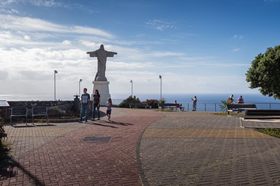 From Funchal: Garajau Tuk-Tuk Tour with Christ King Statue - Pináculo viewpoint and the first big panorama