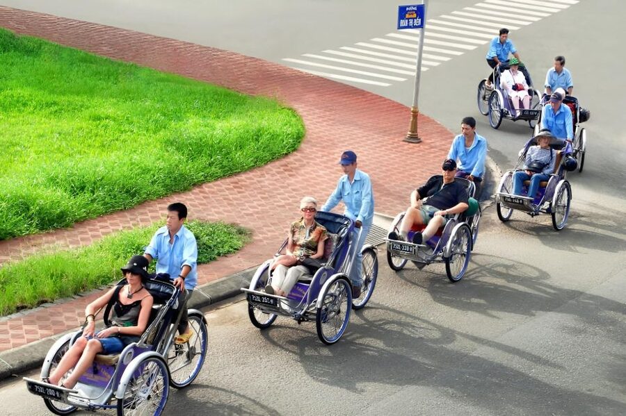 From Hue: Hue Evening Foodie Cyclo Tour. - The 6pm pickup keeps the evening easy
