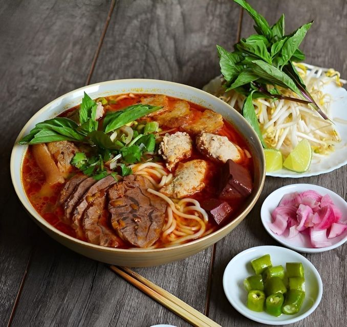From Hue: Hue Evening Foodie Cyclo Tour. - Second stop: Shrimp and pork rice dumplings