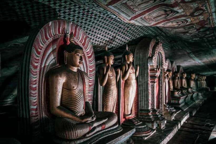 From Kandy: Sigiriya Guided Tuk-Tuk Tour - Dambulla Cave Temple rewards the climb