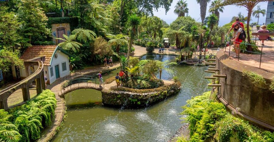 Funchal: Monte Palace Tropical Gardens Tuk Tuk Tour - Entering Monte Palace Tropical Gardens
