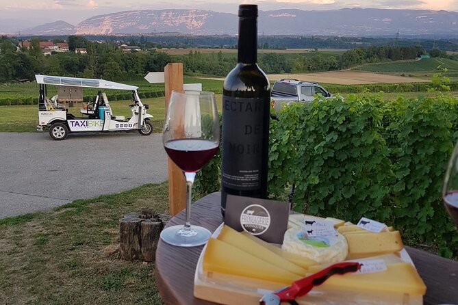 Geneva Panoramic & Tasting Vineyards Tour in an Tuk Tuk - The winery visit and Swiss wine tasting