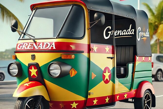 Grenada Tuk Tuk Adventure - The fort stop: history above St. George’s