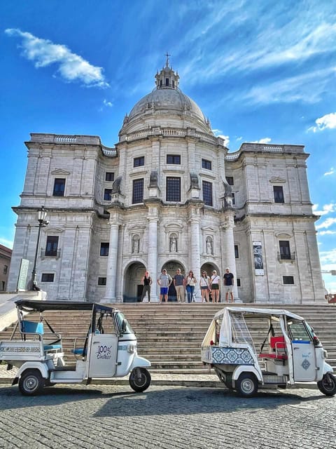 Guided Electric Piaggio Tuk-Tuk Tour of Historic Lisbon - Graça and Senhora do Monte reveal two sides of the city