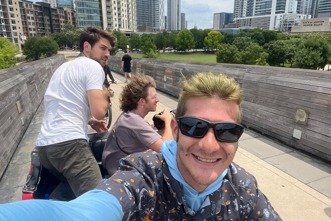 Guided Private Electric Pedicab Tour of Austin - The Texas State Capitol in a five-minute pause