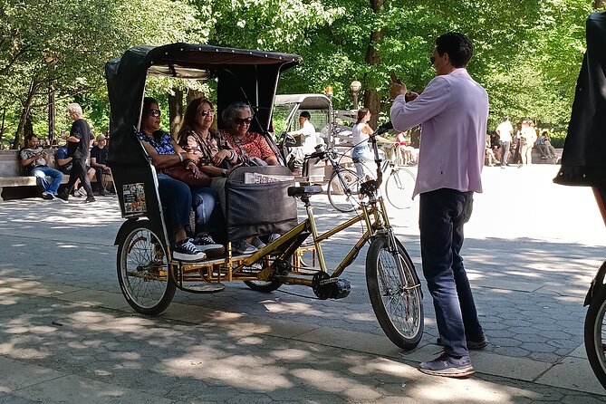 Guided Tour inside Central Park with Pedicab - Chess House, the Carousel, and Gapstow Bridge