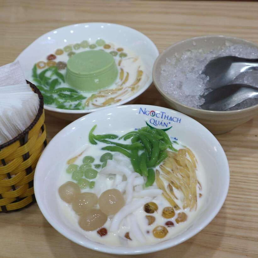 Hanoi Authentic Cyclo Ride and Street Food Experience - Sweet soup, banh ran, and Ma May Ancient House