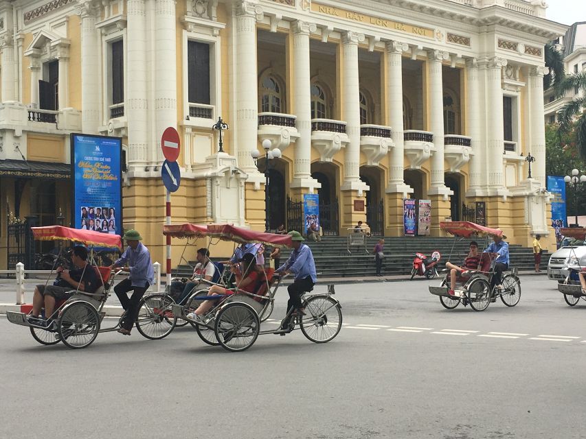 Hanoi: Old Quarter Trishaw Cyclo Tour - Hanoi Opera House and the Broad Central Streets