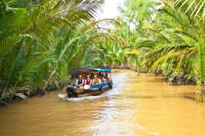 Authentic Mekong Delta – Boat, TukTuk, Khot Cake Making