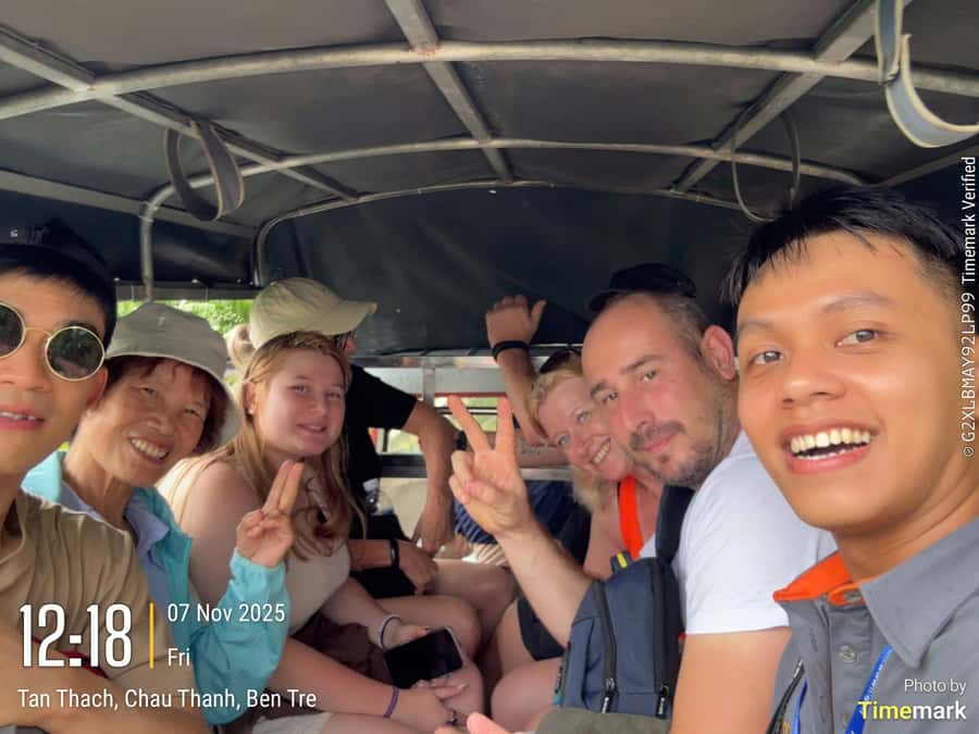 HCM: Authentic Mekong Delta - Boat, TukTuk, Khot Cake Making - Honey, grapefruit, and tropical fruit
