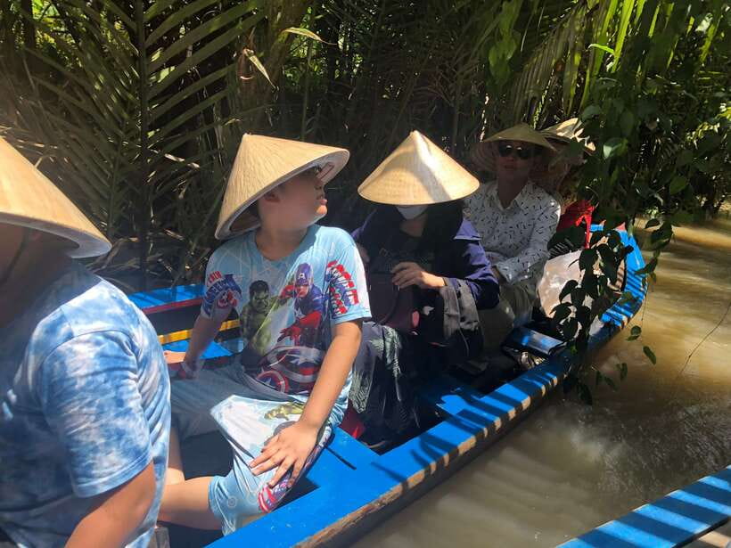 HCM: Mekong Delta Islands Boat & Tuk-Tuk Tour with Tastings - Crossing the Mekong by motorboat