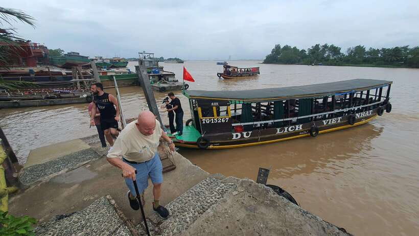 HCM: Mekong Delta Islands Boat & Tuk-Tuk Tour with Tastings - The small boat through canals and orchards
