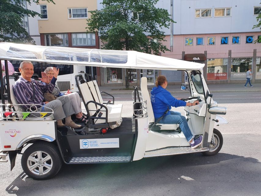 Helsinki City: 2.5-Hour City Tour with Electric TukTuk - Helsinki Cathedral and the Uspenski Cathedral