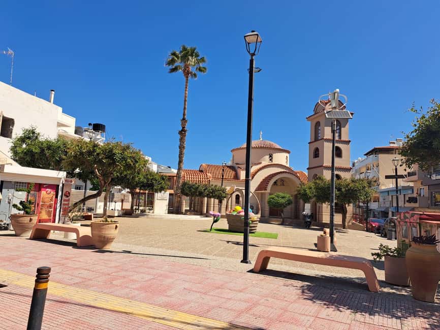 Hersonissos: Private Tuk Tuk Tour with Sea Views - Sea air at the Port of Hersonissos