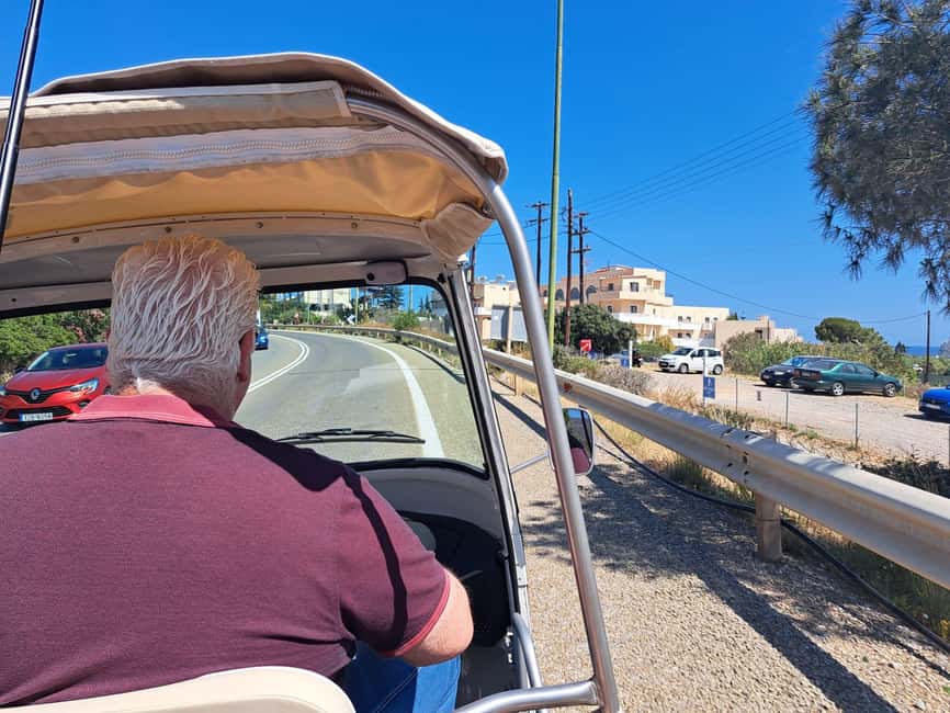 Hersonissos: Private Tuk Tuk Tour with Sea Views - Pickup locations around Hersonissos
