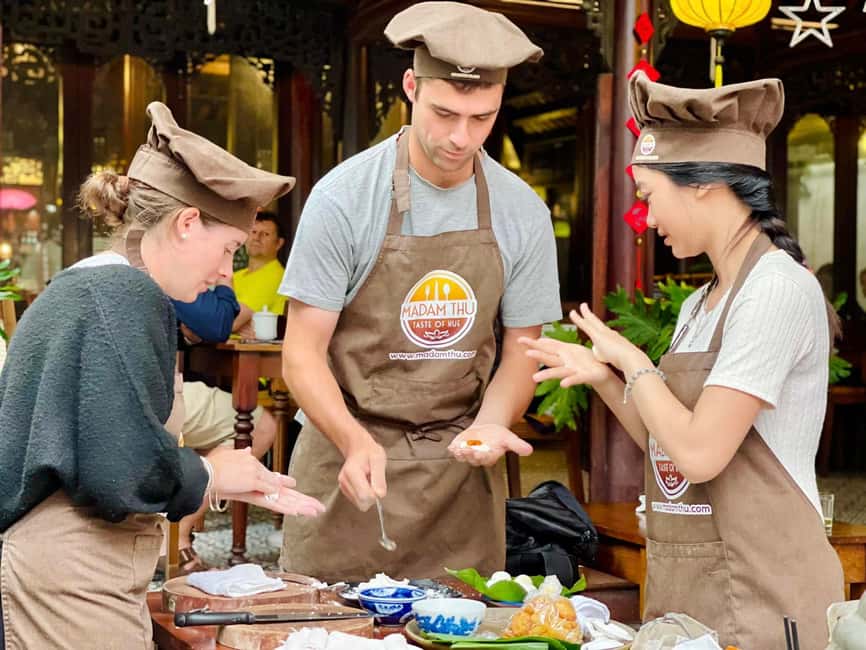 Hue City: Cyclo, Market Tour & Cooking Class at Madam Thu - Food hygiene and what to watch