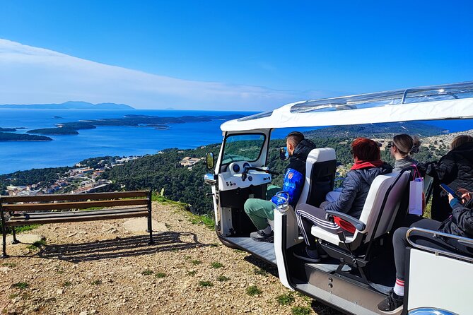 Hvar Adventure Tour: Explore with a 4-6 Seater eTuk Tuk Rickshaw! - Hilltop views and the island’s purple fields