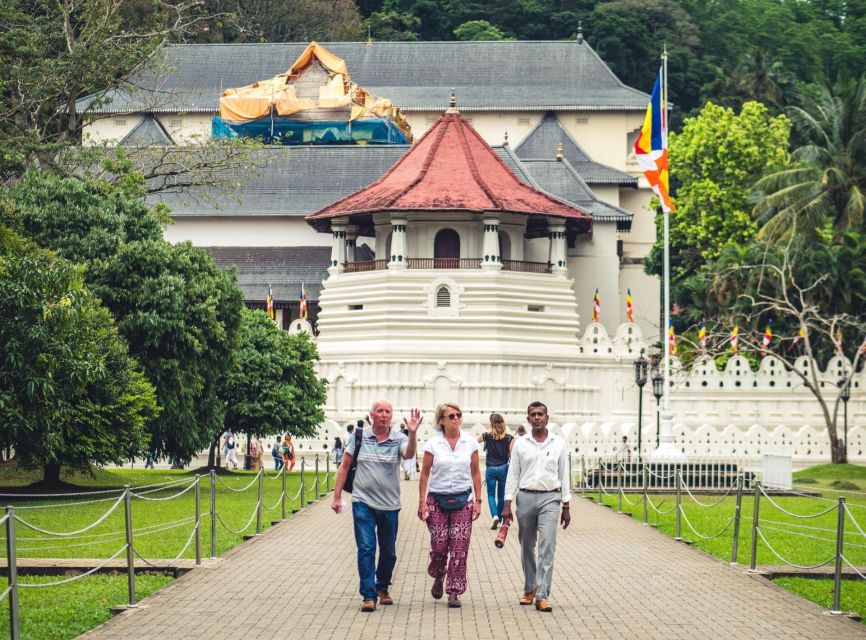 Kandy: Private Guided City Tours by Tuk Tuk Sightseeing Tour - The white Buddha at Bahirawakanda