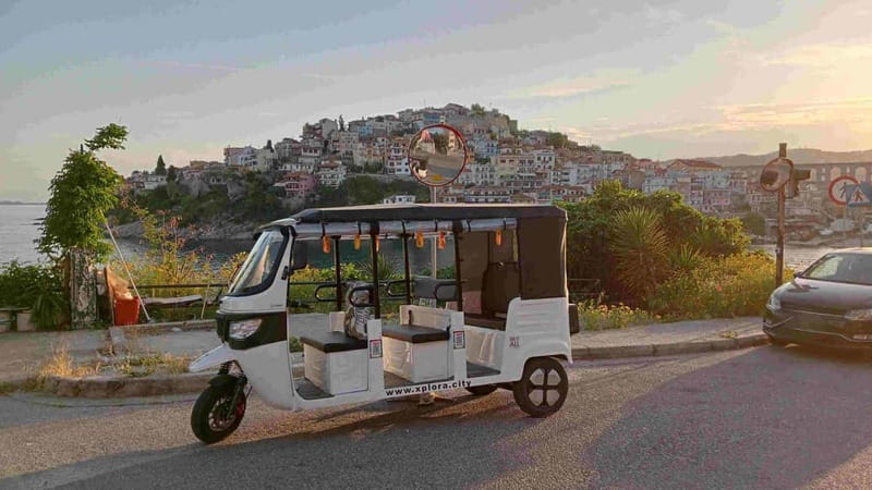Kavala: Evening Snapshots Tour by Eco-Friendly Tuk-Tuk - A short sunset ride with a clear purpose