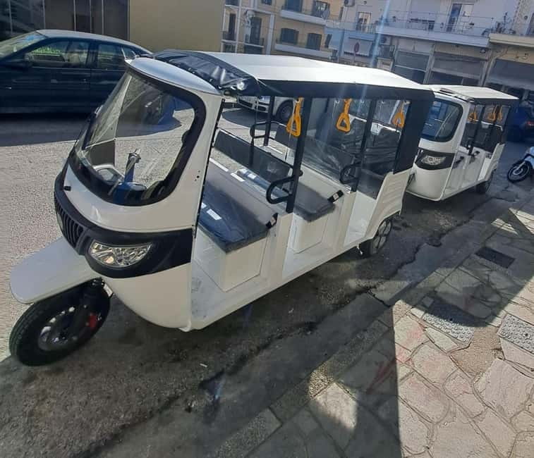 Kavala: Evening Snapshots Tour by Eco-Friendly Tuk-Tuk - From the harbor toward the Old City