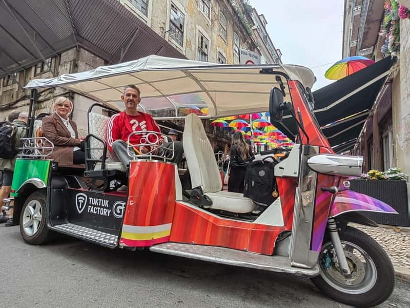 Lisbon: City Tuk-Tuk Guided Tour with Hotel Pickup - Pickup and the ride into central Lisbon