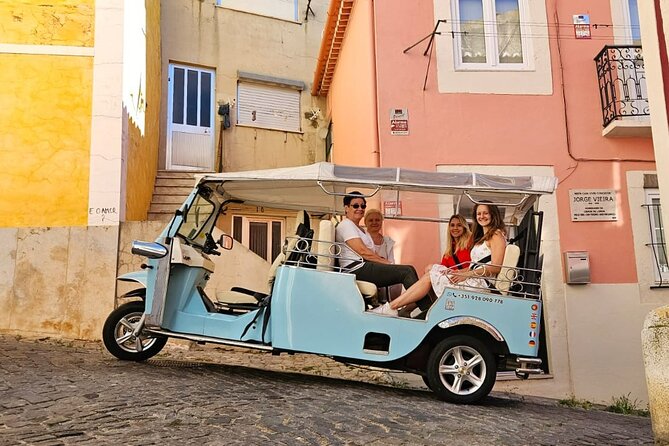 Lisbon Early Morning TukTuk Tour with hotel or cruise ship pickup - Pink Street, Chiado, and Bairro Alto before nightlife