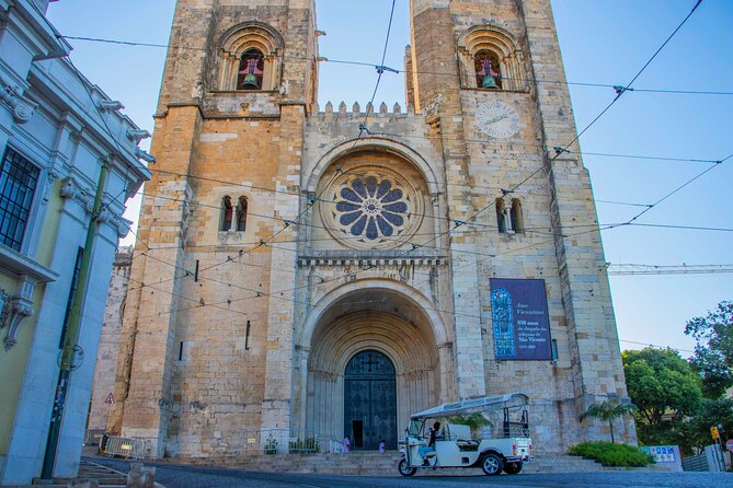 Lisbon Early Morning TukTuk Tour with hotel or cruise ship pickup - Lisbon Cathedral and the first look at Alfama