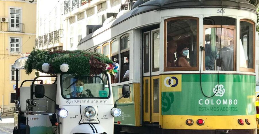 Lisbon: Famous 28 Tram Line Guided Private Tour by Tuk-Tuk - Senhora do Monte, the final big view