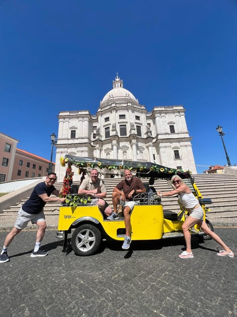 Lisbon:Half-day Guided Tuk Tuk Tour OldTown CityCenter Belem - Key points at a glance