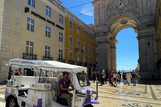 Lisbon Half Day Tour: Alfama & Belém by Tuk Tuk (Always Private) - Praça do Comércio and the move to Belém