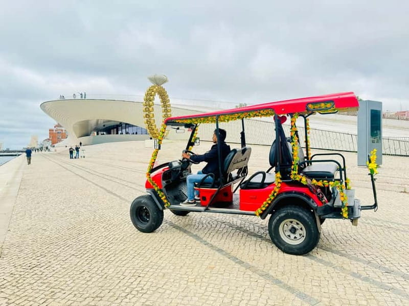 Lisbon: Private Old Town Tuk-Tuk Tour - Lisbon Cathedral and the first hilltop views