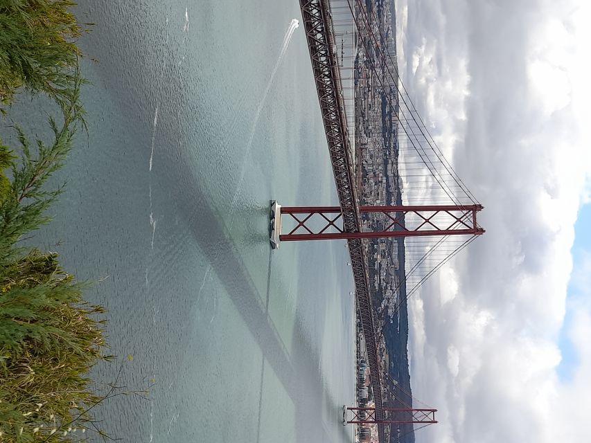 Lisbon: Private Tuk Tuk Tour Christ the King & Abril Bridge - Christ the King and the wide river view