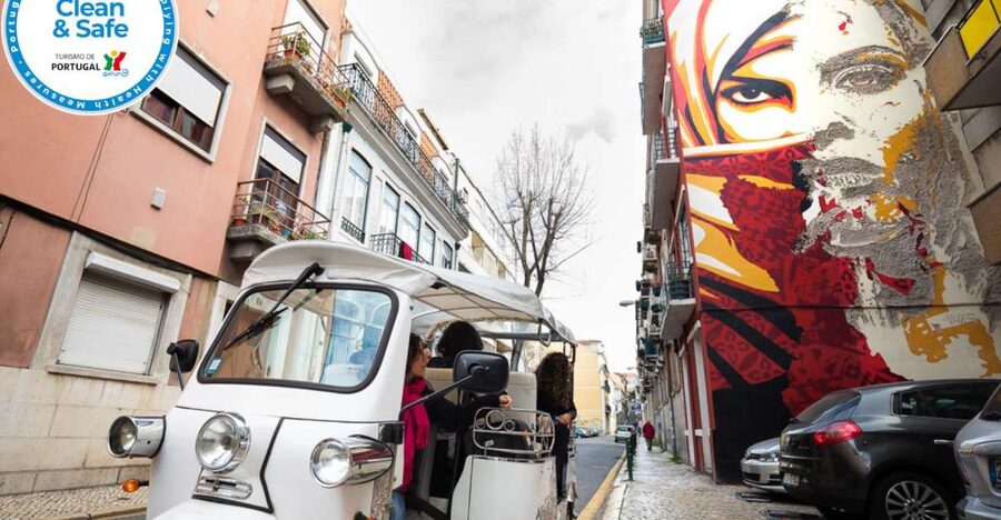 Lisbon: Street Art TukTuk Tour - Alfama adds hills, views, and old streets