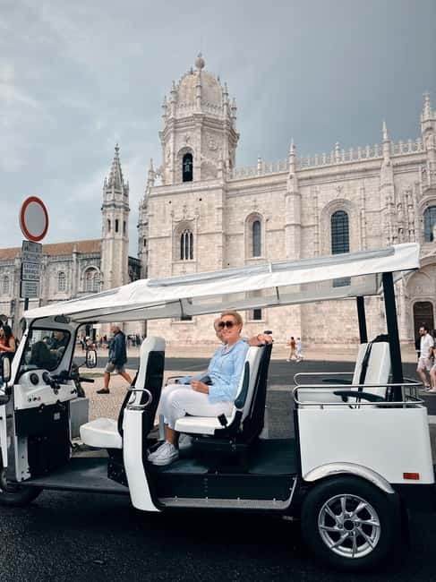Lisbon with Tukxi: Private Belém Tuk-Tuk Tour - Belém Tower beside the river
