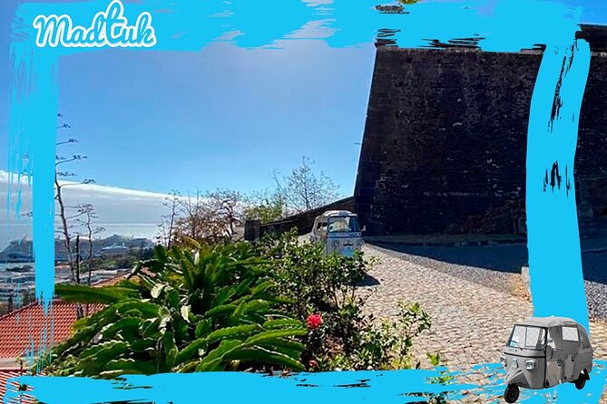 Madeira Funchal City Historical Tuk Tuk Guided Tour by MadTuk - Cathedral, market, and garden views fill in the city center
